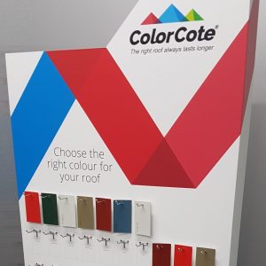 Floorstanding Sample Display Wall 3mm clear acrylic ticket holder, bent construction