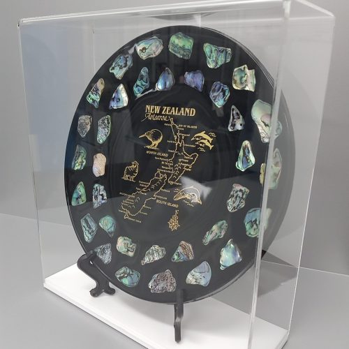 Custom Display Box Housing a Unique Plate