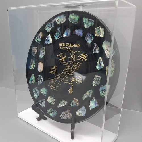 Custom Display Box Housing a Unique Plate