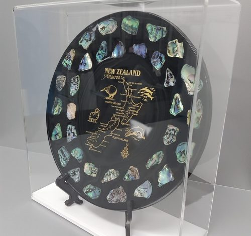 Custom Display Box Housing a Unique Plate