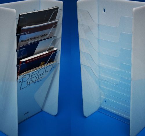 File & Chart Holders File and chart holder manufactured to hold catalogues and files