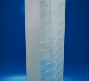 Opal acrylic file and chart holder manufactured to holder folders