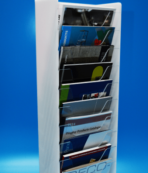 Opal acrylic file and chart holder manufactured to holder folders