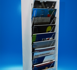 Opal acrylic file and chart holder manufactured to holder folders