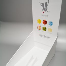 Product promoter and shipping display case - open