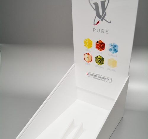 Product promoter and shipping display case - open