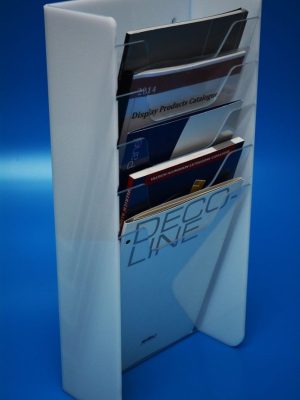 File and chart holder manufactured to hold catalogues and files