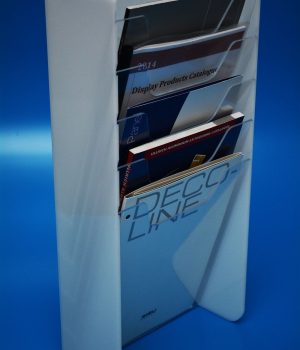 File and chart holder manufactured to hold catalogues and files
