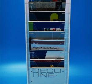 Opal acrylic file and chart holder manufactured to holder folders
