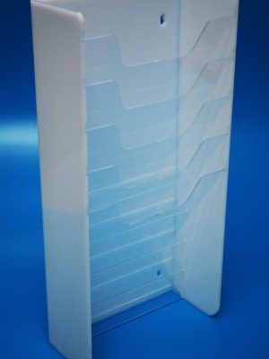 File and chart holder manufactured to hold catalogues and files