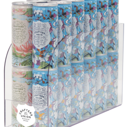 PET-G chiller display for housing wine cans