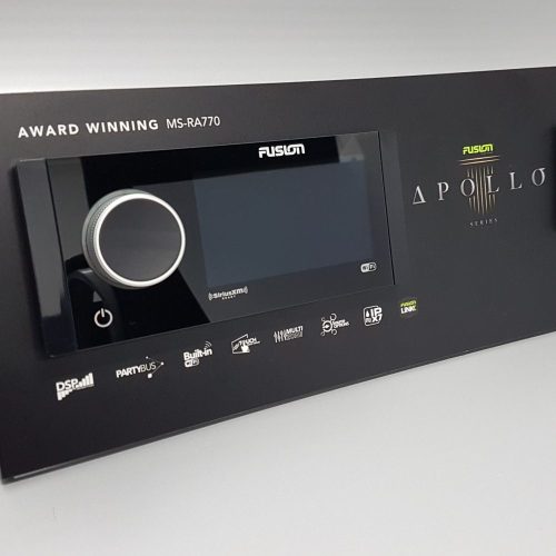 Interactive black acrylic display stand designed to house head decks